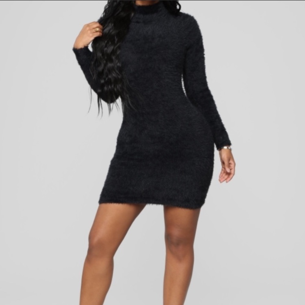 Fashion Nova Fuzzy Dress